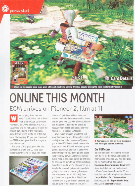 Article from page 60, June 2004 Electronic Gaming Monthly magazine