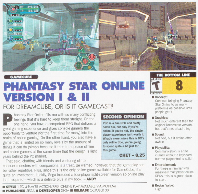 Article from page 101, January 2003 Game Informer magazine