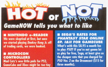 Article from page 104, December 2002 Game Now magazine