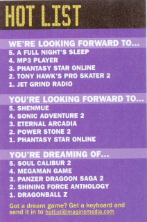 Article from page 20, July 2000 Official Dreamcast Magazine