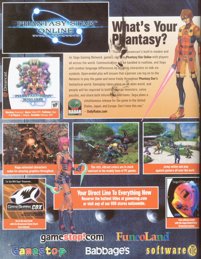 Article from page 68, Holiday 2000 Official Dreamcast Magazine