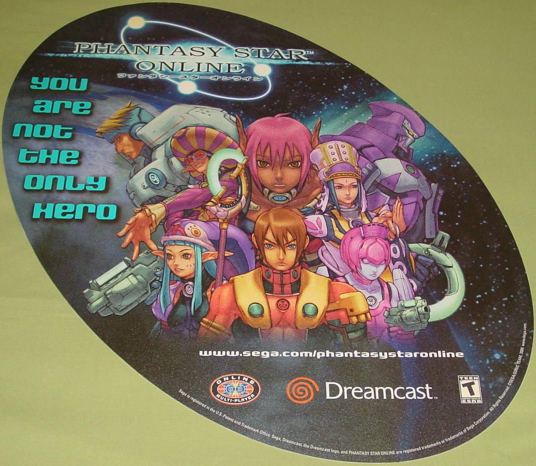 Dreamcast PSO: Floor Ad (top)