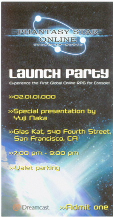 Launch Party Admission Ticket