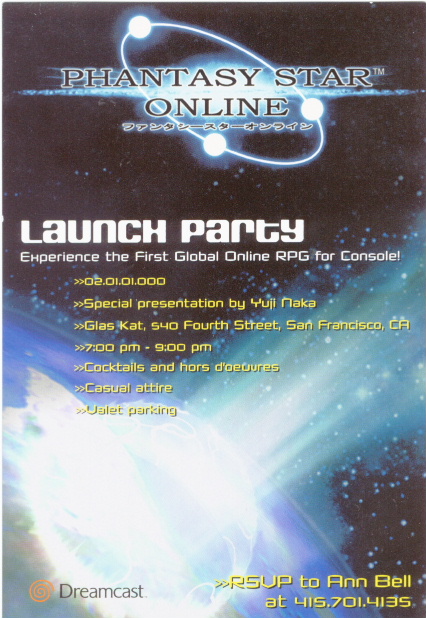 Launch Party Invitation (front)