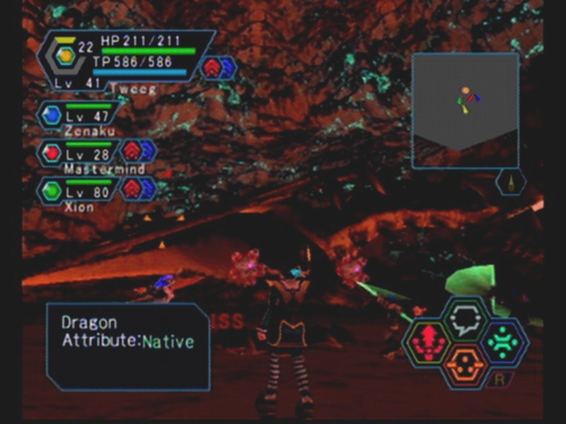 9/4/2003 10:35 PM EST; Zenaku, Mastermind, and Xion begin their close range assault on the dragon.