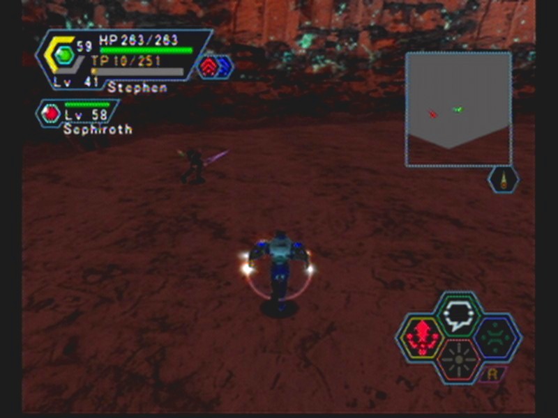8/31/2003 9:37 PM EST, The dragon hides as Sephiroth weilds his unholy haxored weapon.