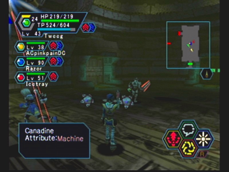 9/10/2003 10:06; Razor evades Canadine targetting lasers, Tweeg takes a picture, and ACpinkpainDC stands back.